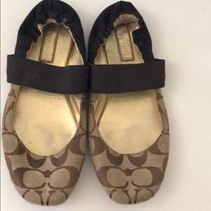 Coach ballet shoes
